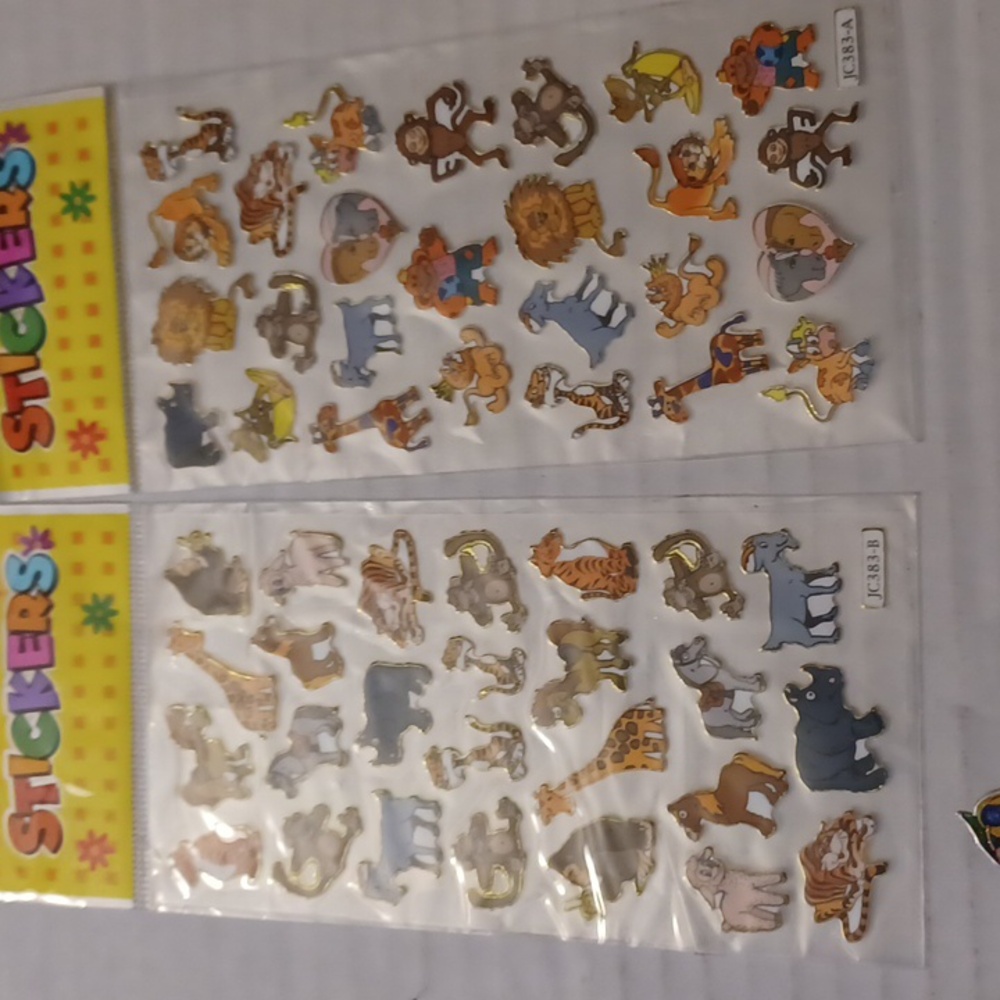 $4 Add-on Colorful Metallic Animal Stickers - Picture 2 of 7
